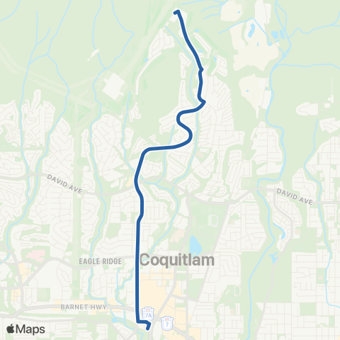 TransLink Coquitlam Central Station / Parkway Blvd map