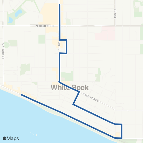 TransLink Seaside / White Rock Centre map