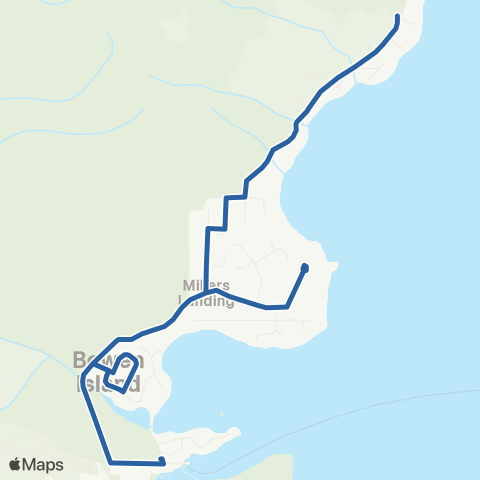 TransLink Eagle Cliff / Snug Cove map