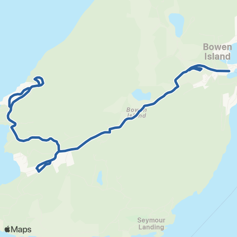 TransLink Bluewater / Snug Cove map