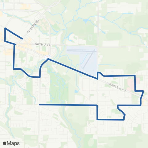 TransLink Murrayville / Langley Centre map