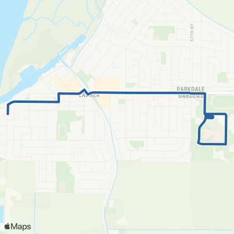 TransLink Ladner South / Ladner Exchange map