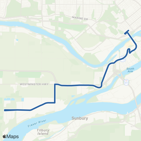 TransLink Kingswood / 22nd St Station map