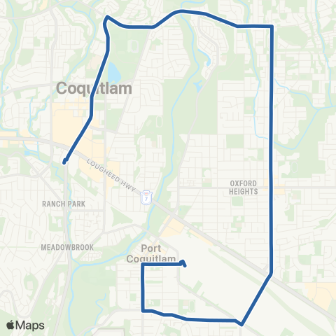 TransLink Coquitlam Central / Port Coquitlam Sta map