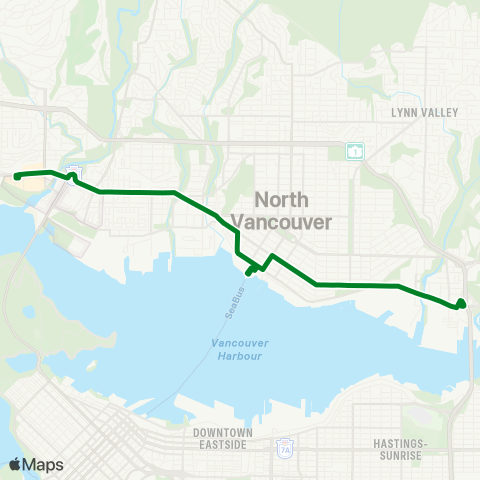 TransLink Marine Dr map