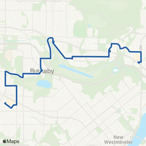 TransLink Lougheed Station / Metrotown Station map