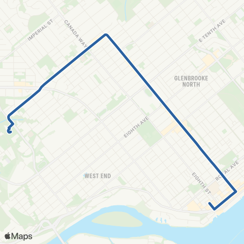 TransLink New Westminster Sta / Edmonds Sta map