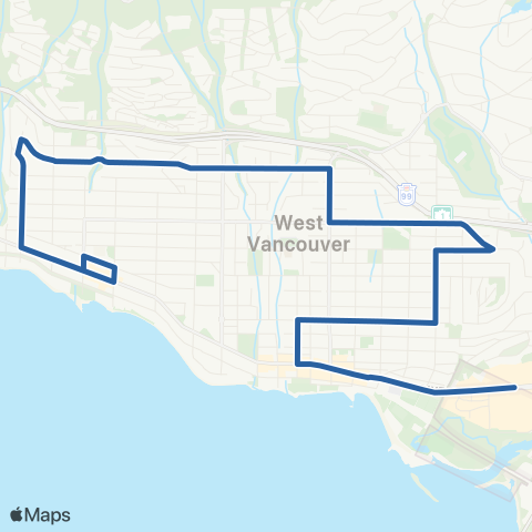 TransLink Queens / Park Royal map