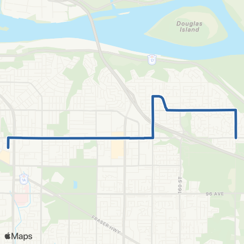 TransLink Fraser Heights / Guildford / Surrey Ctr map