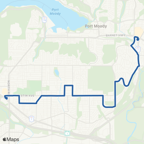 TransLink Coquitlam Central / Lougheed Station map