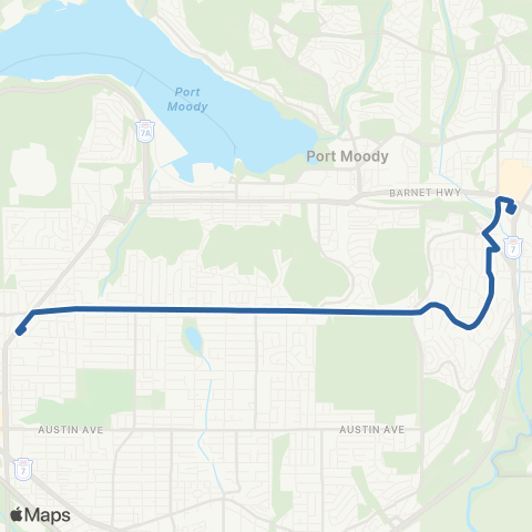 TransLink Coquitlam Central / Burquitlam Station map