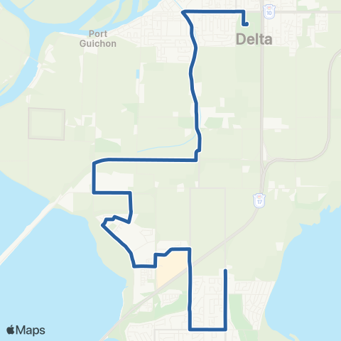 TransLink South Delta Exchange / Ladner Exchange map