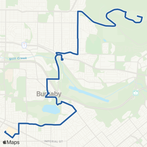 TransLink SFU / Metrotown Station map