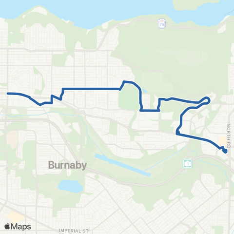 TransLink Lougheed Station / Brentwood Station map