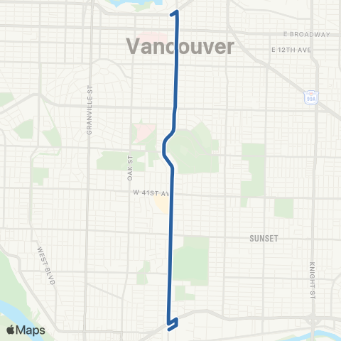 TransLink Cambie / Olympic Village Station map