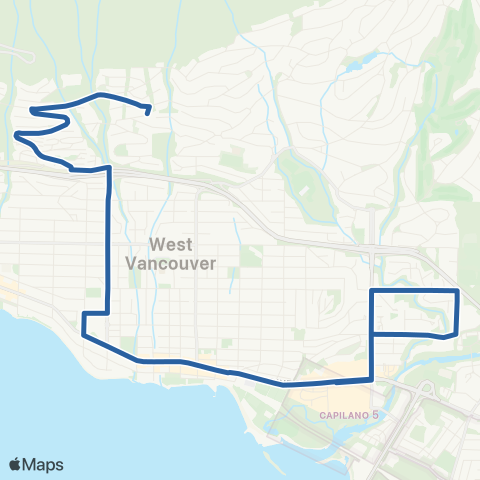 TransLink Whitby Estate / Park Royal / Spuraway map