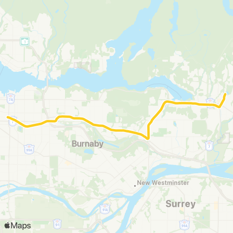 TransLink Millennium Line map