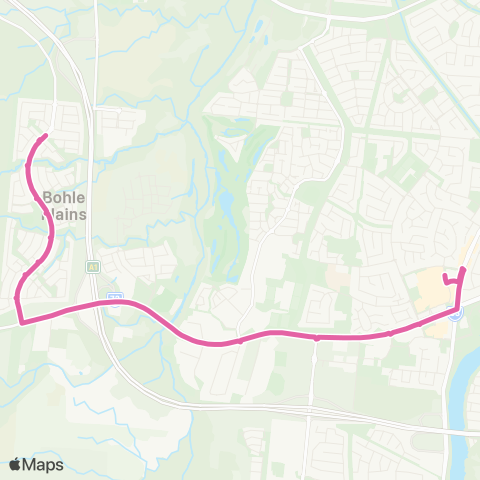 Sunbus Townsville Kalynda Chase - Willows map