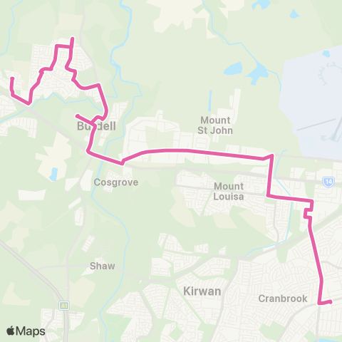 Sunbus Townsville Townsville SC - N Shore and Bushland Bch map