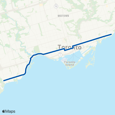 TTC Queen map