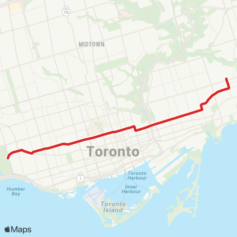 TTC Carlton map