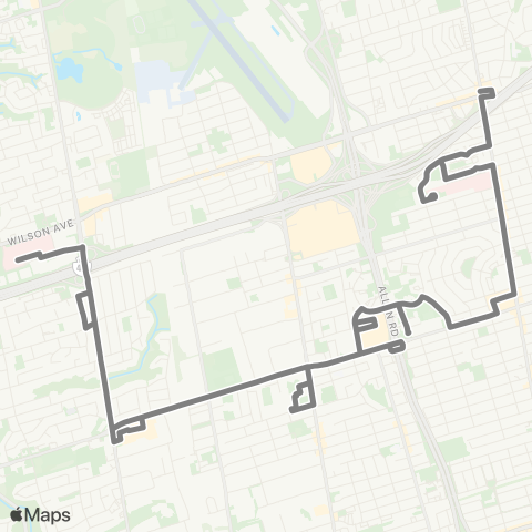 TTC Lawrence Manor map