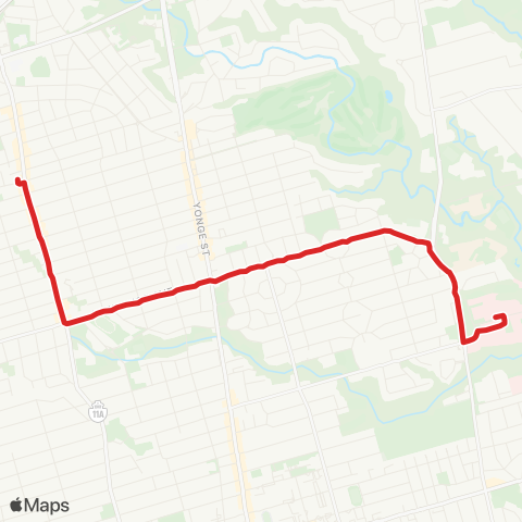 TTC Sunnybrook map