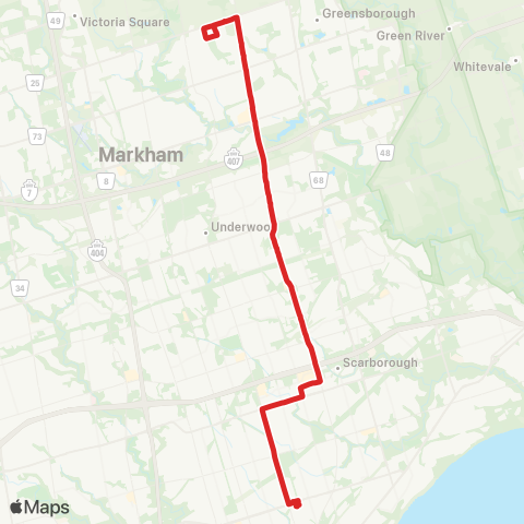 TTC McCowan North map