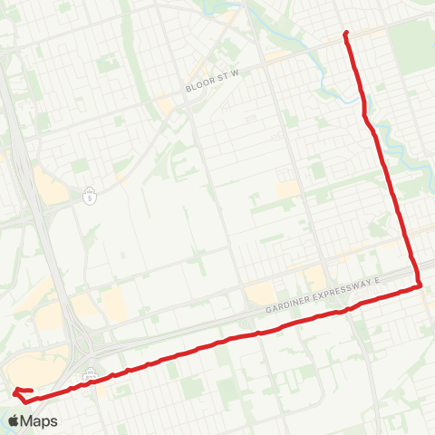 TTC Evans map