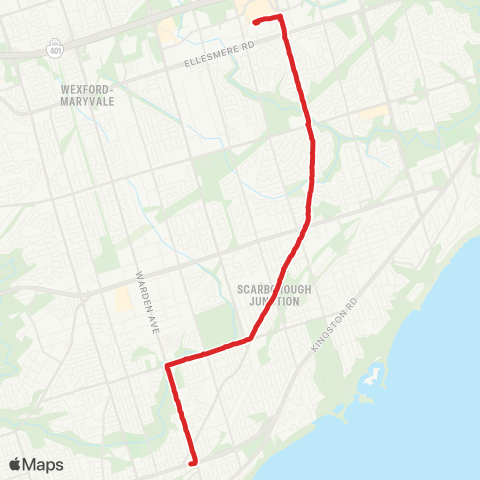 TTC McCowan map