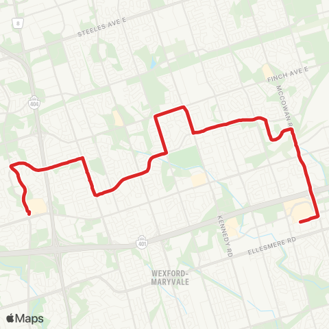 TTC Huntingwood map