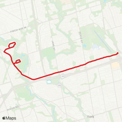 TTC Thistle Down map