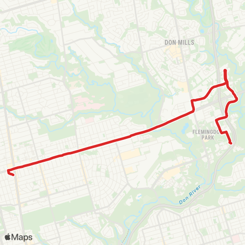 TTC Eglinton East map