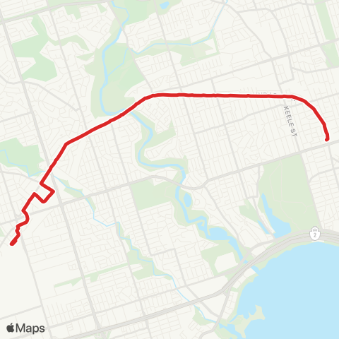 TTC Junction-Dundas West map