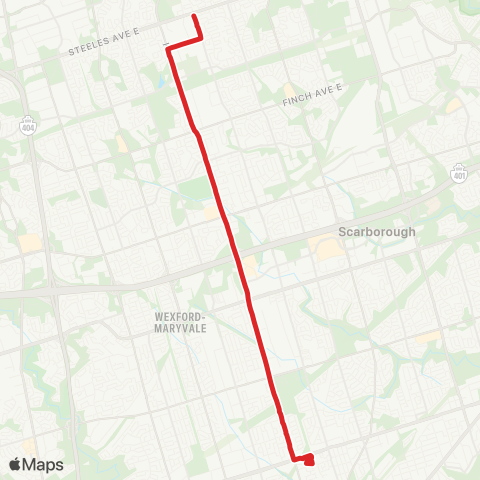 TTC Kennedy map