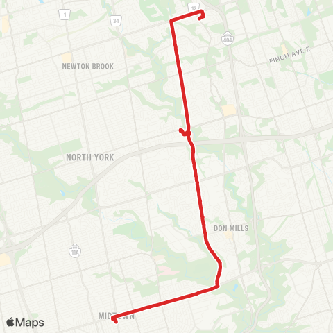 TTC Leslie map