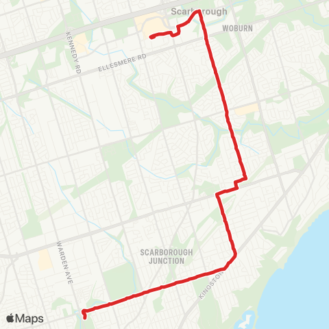 TTC Bellamy map