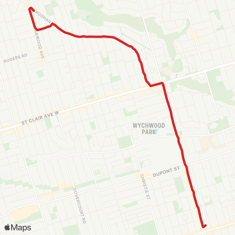 TTC Vaughan map