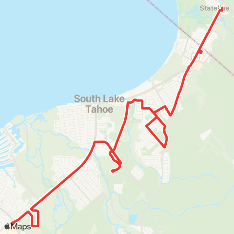 TTD South Shore Daily map