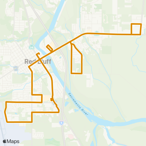 TRAX Antelope & Jackson Area map