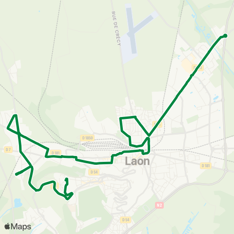 TUL Chambry - Gare - Claudel map