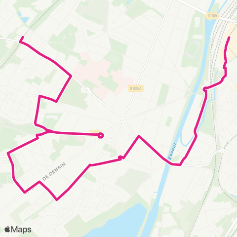 Transvilles Navette Centre Ville Cordon 2 map