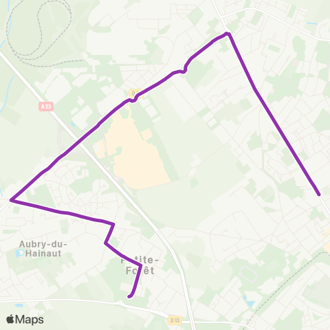 Transvilles Scolaires Anzin / Petite Forêt map