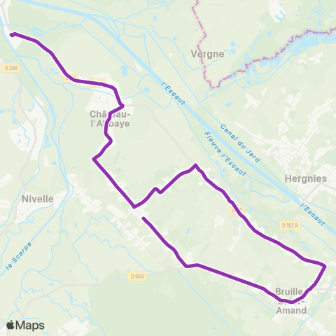 Transvilles Scolaires Mortagne map