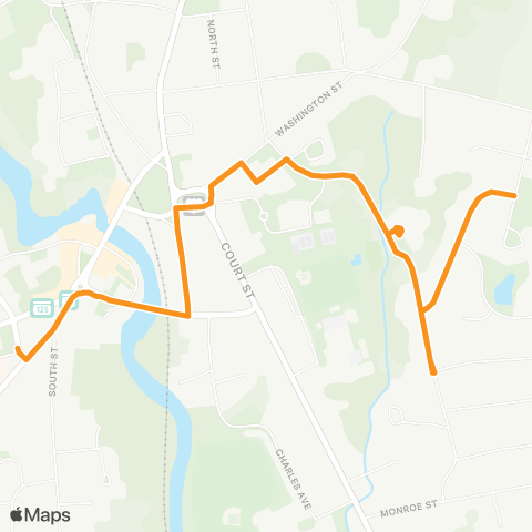 Tri-Valley Transit Shaw's map