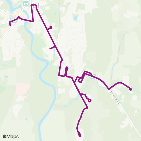 Tri-Valley Transit Hannaford map