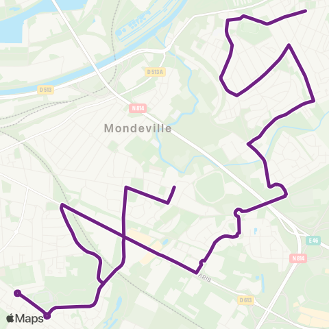 Twisto Colombelles Mandela - Mondeville Collège Guillemot map