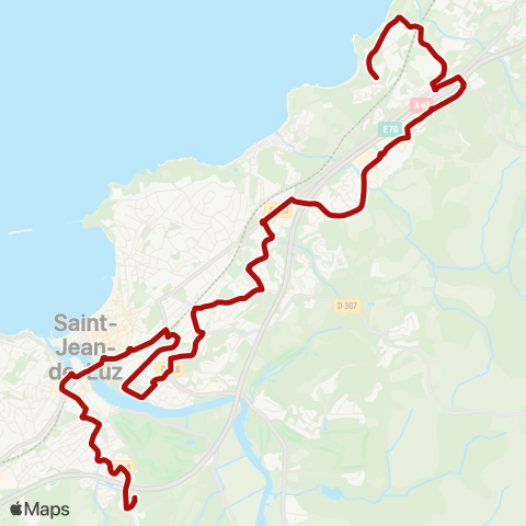 Txik Txak Tardets-Sorholus - Bayonne map