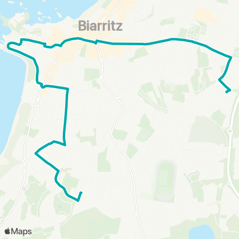 Txik Txak Biarritz Pétricot - Biarritz Haraout map