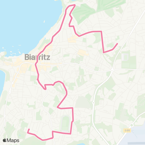 Txik Txak Biarritz Pétricot - Biarritz Clinique Aguilera map